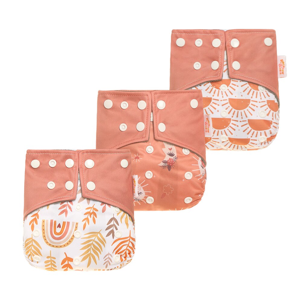 Rainbow&amp;Iris Baby Hand Wash Diapers Baby Diapers Built-in Button Diapers BABY Diaper