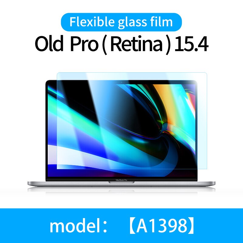 UDMA Anti-blue for Macbook Pro air 13 M1 Chip A2337 2338 Screen Protector 13 15 16 2179 2289 1706 2251 Flexible Glass Film: Old pro 15.4