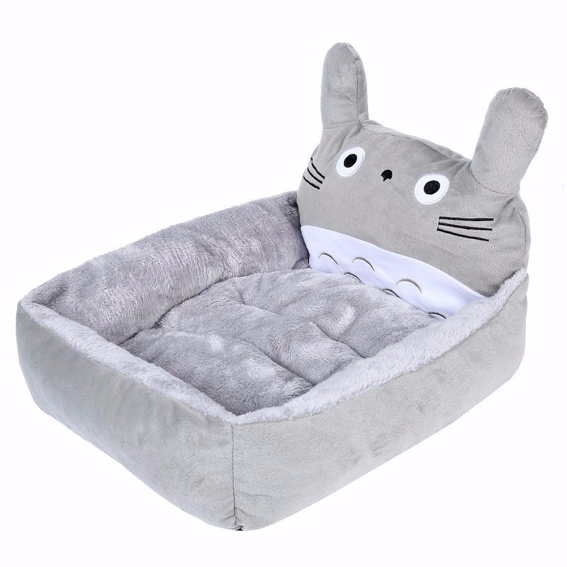 Söta tecknade kattsängar mattor mysig varm mjuk fleece bäddsoffa för små husdjur hundar katter tvättbar katt kattunge kattunge hus djurprodukter