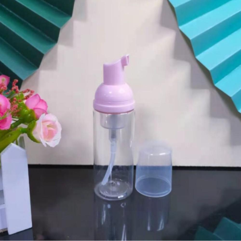 10 stk/sett skumpumpeflaske plastskum gjennomsiktig tomflaske øyenvippe kosmetisk flaskerens såpedispenser skumflaske: 10 stk   x  30ml / Rosa - t