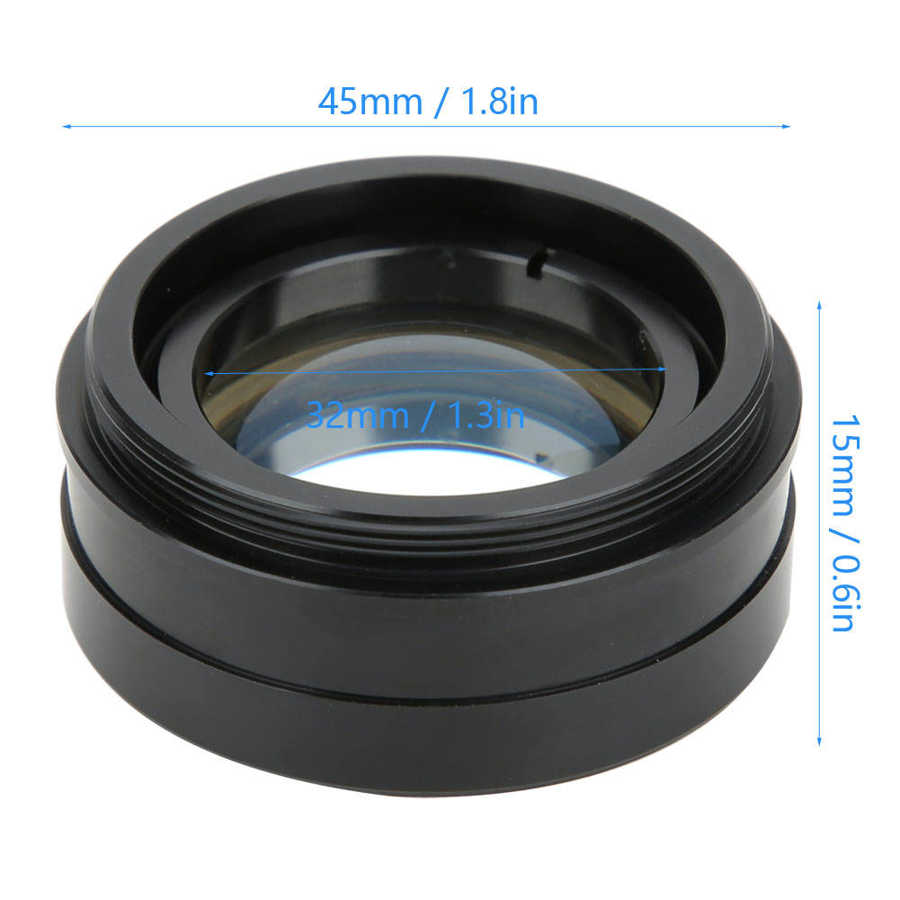 2.0X Industrial Microscope Camera Zoom C Mount Lens Industrial Microscope Parts Fittings Industrial Camera Zoom Lens