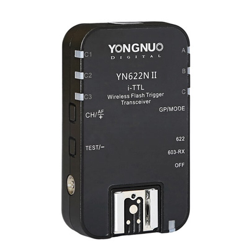 1 stk yongnuo ttl sender/mottaker i-ttl 2.4g trådløs blitsutløser  yn622n ii hss 1/8000 til nikon dslr kamera speedlite  sb910 sb900