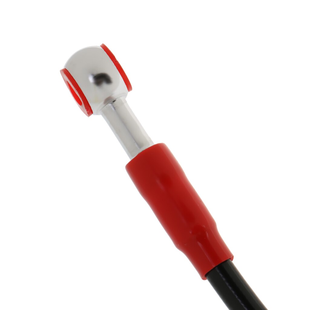 17.7'' Steel Braided Motorcycle Brake Lines Disc Brake Hydraulic Hose Black