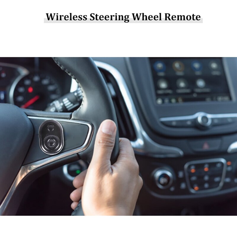 Car Steering Wheel Remote Control Button DAB Radio Adaptor Portable DAB Digital Radio FM Transmitter Music Receiver
