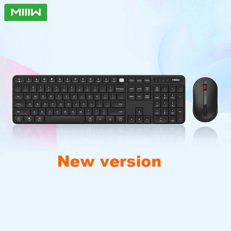 Youpin MIIIW-teclado inalámbrico con ratón, 104 teclas, 2,4 GHz, Compatible con múltiples sistemas, Windows
