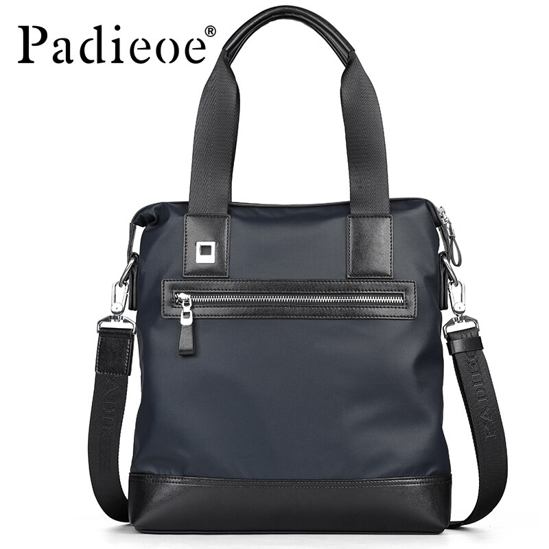 Padieoe Mannen Tas Aktetas Computer Tas Messenger Handtas Jobs Waterdicht Canvas