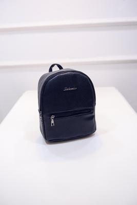 College Wind Mini Schoudertas Pu Leer Mode Meisje Snoep Kleur Kleine Rugzak Vrouwen Tas: Black