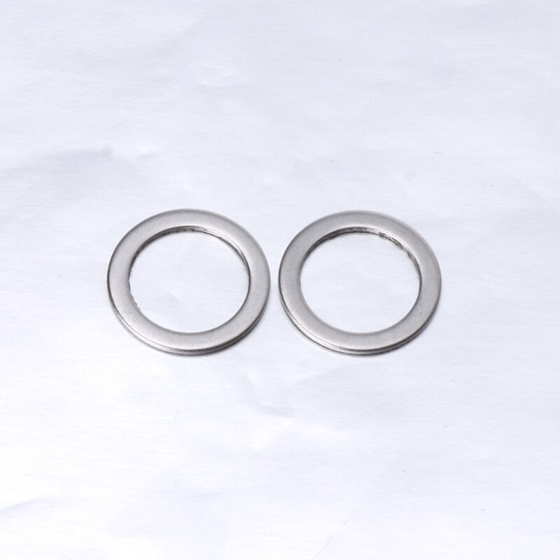Espaciador de Pedal de bicicleta, arandelas de anillo de acero inoxidable, Manivela para ciclismo de montaña, 2 uds.