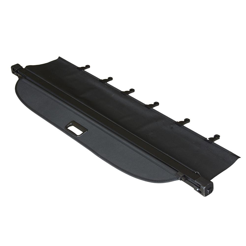 Auto Interieur Cargo Shield Cover Voor Ford Edge Kofferbak Cover Bagagedrager Gordijn Met Pull Gesp Zwart intrekbare