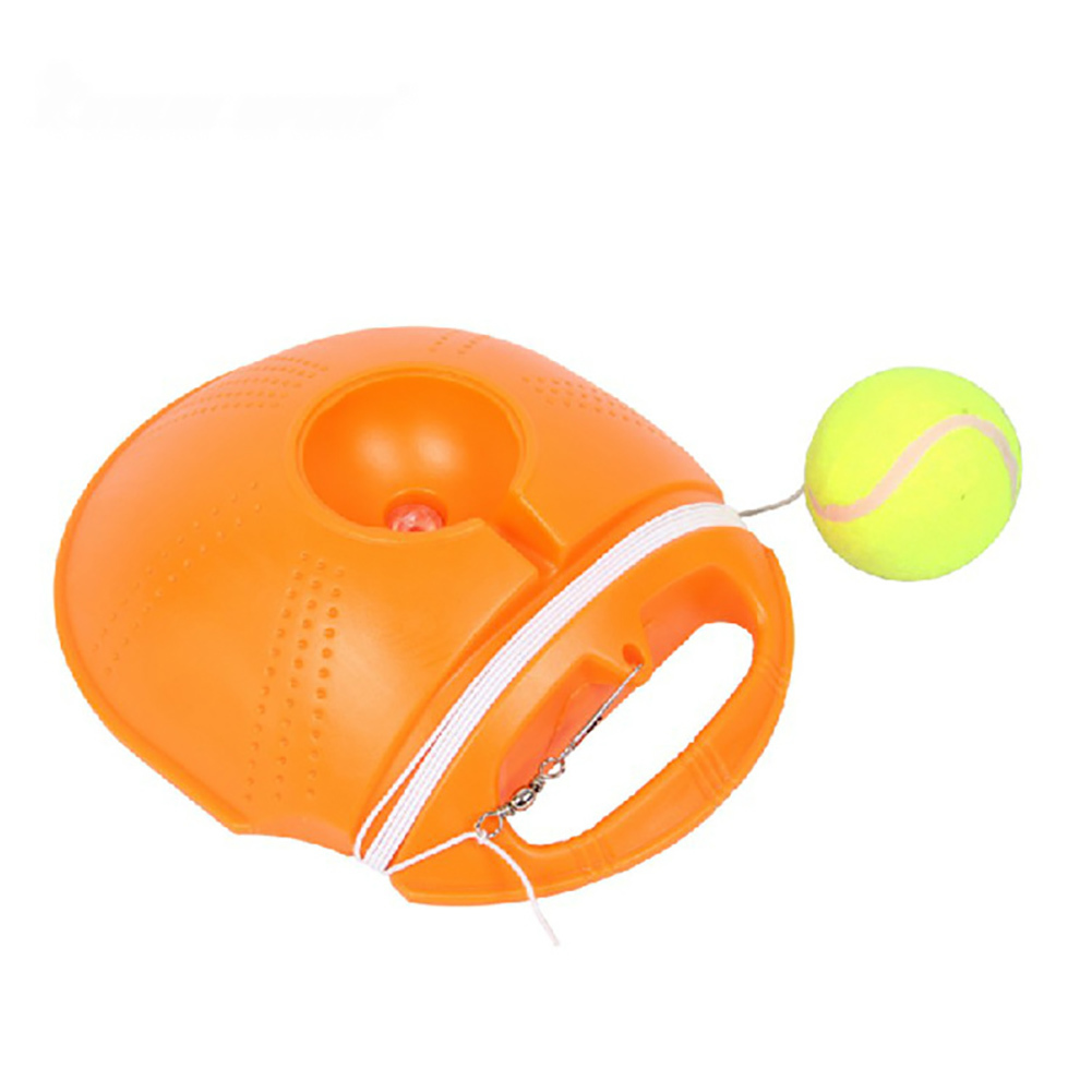Heavy Duty Tennis Training Tool Exercise Tennis Ball Sport Self-study Rebound Ball with Tennis Trainer Baseboard Sparring Device