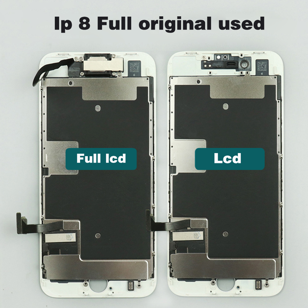 Offizielle Original LCD Für iPhone 7 8 Plus SE LCD Display Vollversammlung Ersatz Komplette Pantalla + Ohrhörer + kamera flex