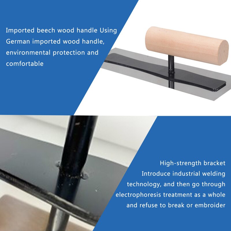 0.7mm Mortar Board Stainless Steel Corner Trowel Batch Wall Shovel Putty Cement Finishing Paint Decorating Construction Tools