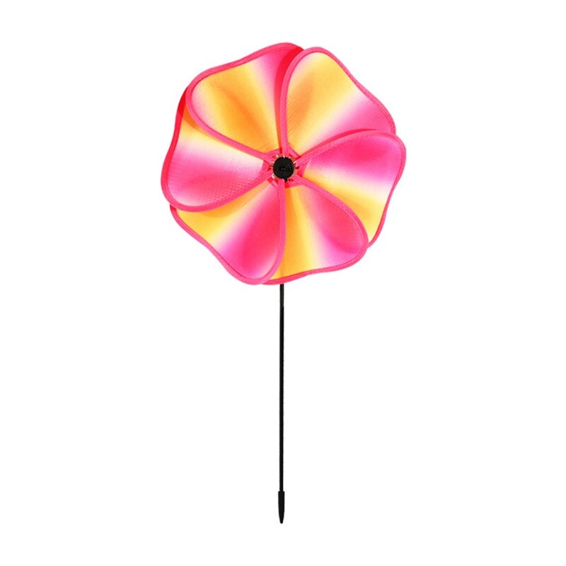 Colorful Flower Wind Spinners Lawn Pinwheels Windmill Party Pinwheel for Garden 1XCC: 6
