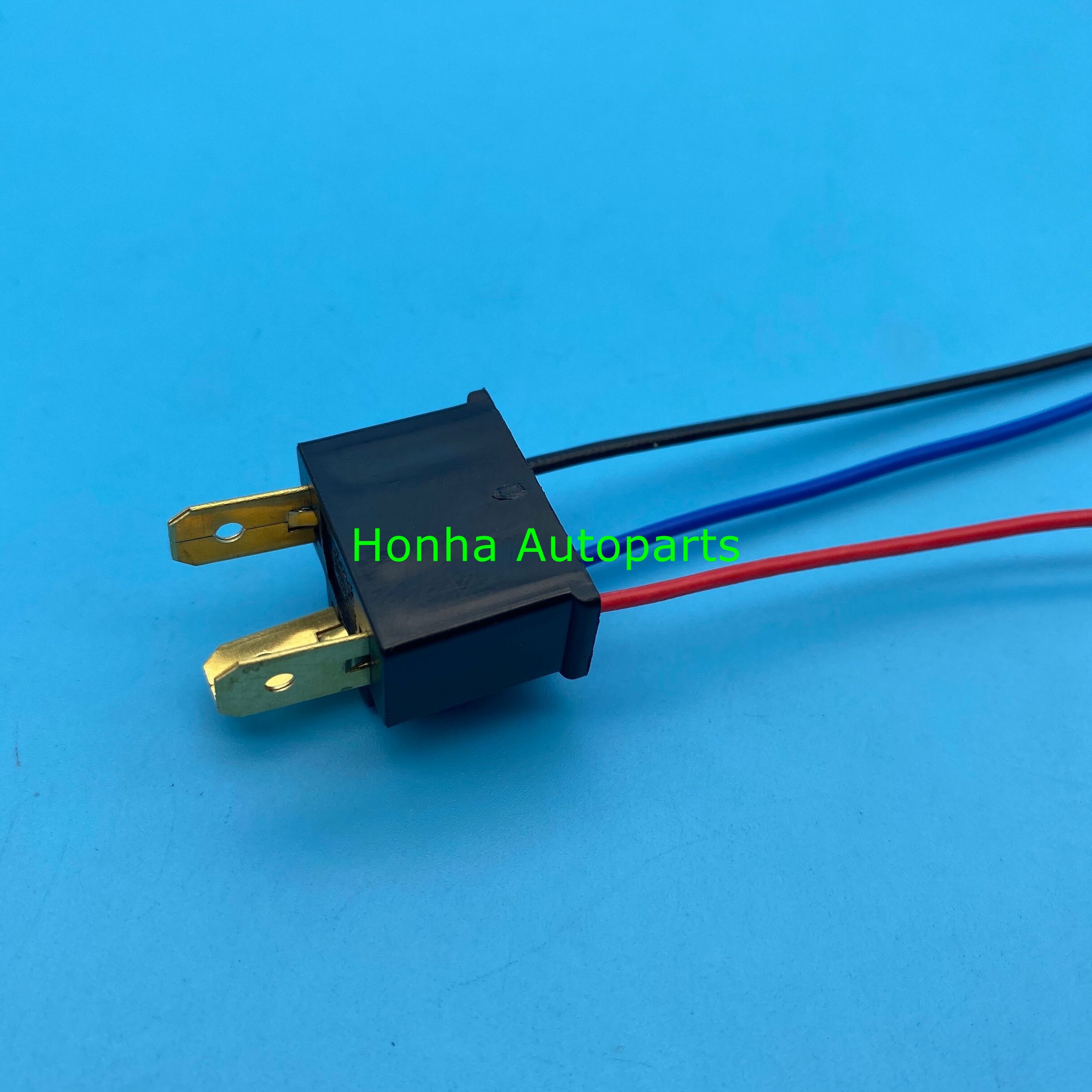 5/10/20/50/100 stk 9003 h4 pæresokkel hann adapterkontakt for frontlys tåkelykt med 15cm 18 awg ledning