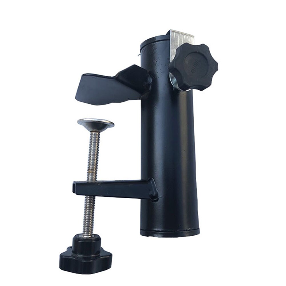 Parasol Holder for Square Balcony Railing Patio Umbrella Support Stand Bracket: Default Title