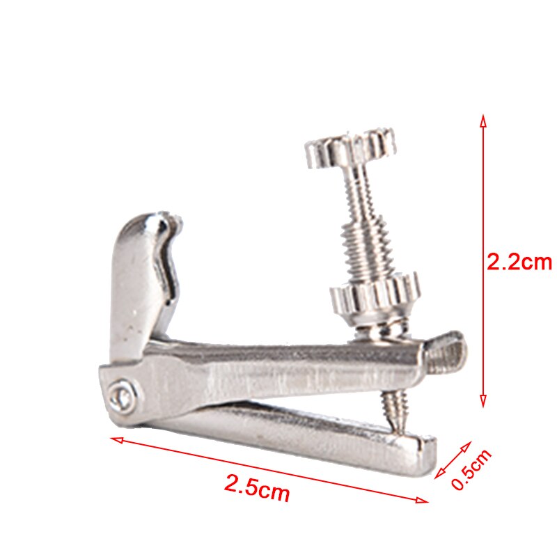 4pcs Violin String Tuner Fine Tuner Adjuster Parts Fit 3/4 - 4/4 Violin