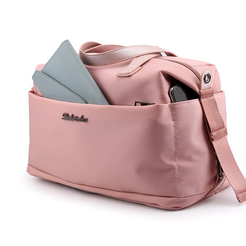 Dames Multi-Pocket Mode Grote Waterdichte Oxford Tote Bag Toevallige Nylon Schoudertas Mummie Zak Grote Capaciteit Canvas Tas