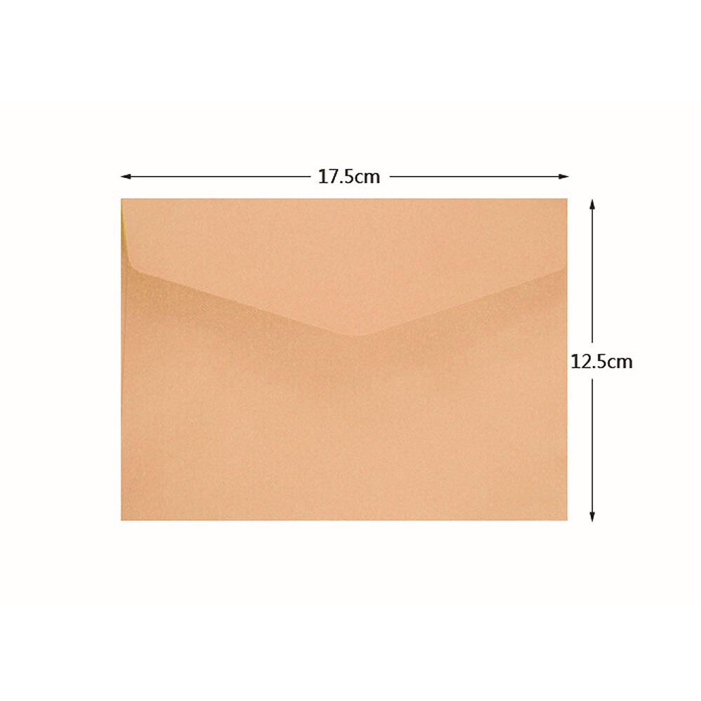 Sobres de papel para manualidades, sobres de estilo europeo Vintage para tarjetas, álbum de recortes, , 12,5x17,5 cm, color blanco y negro, 50 unids/lote