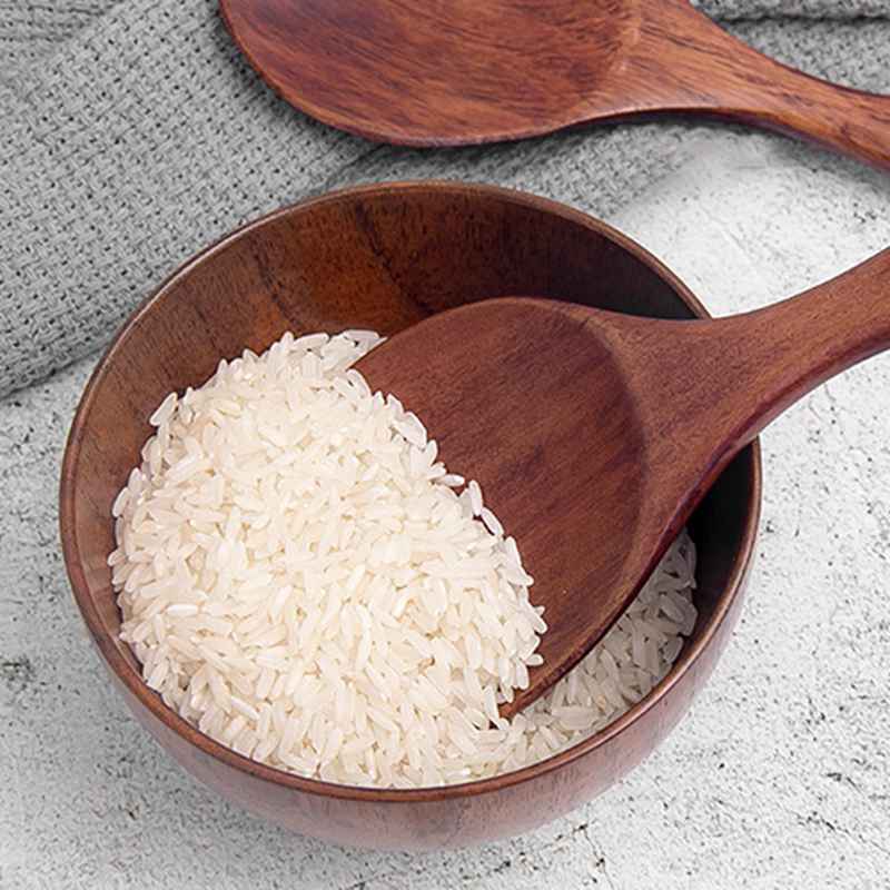 Home Rice Paddle Wood Rice Spoon Kitchen Spatula Non-stick Wooden Rices Serving Spoons Cooking Utensil Kitchen Accessories