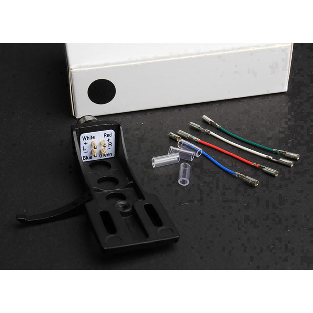 1pcs Black Turntable Headshell For Technics For Other Turntables 4 Pin Contacts Fit Phono Turntables Headshells