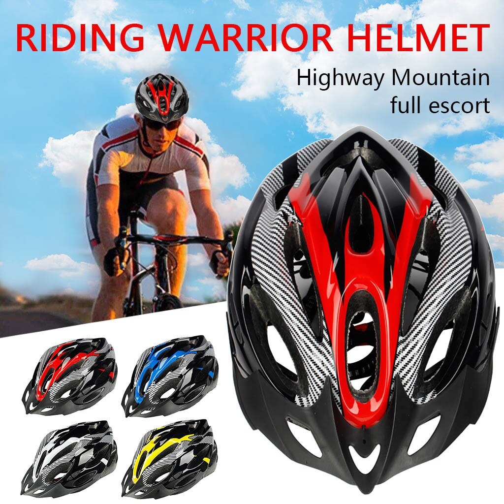 Unisex Bicycle Helmet MTB Road Cycling Mountain Bike Sports Safety Helmet Bicycle Helmet Ultralight Mtb Mountain Helmet