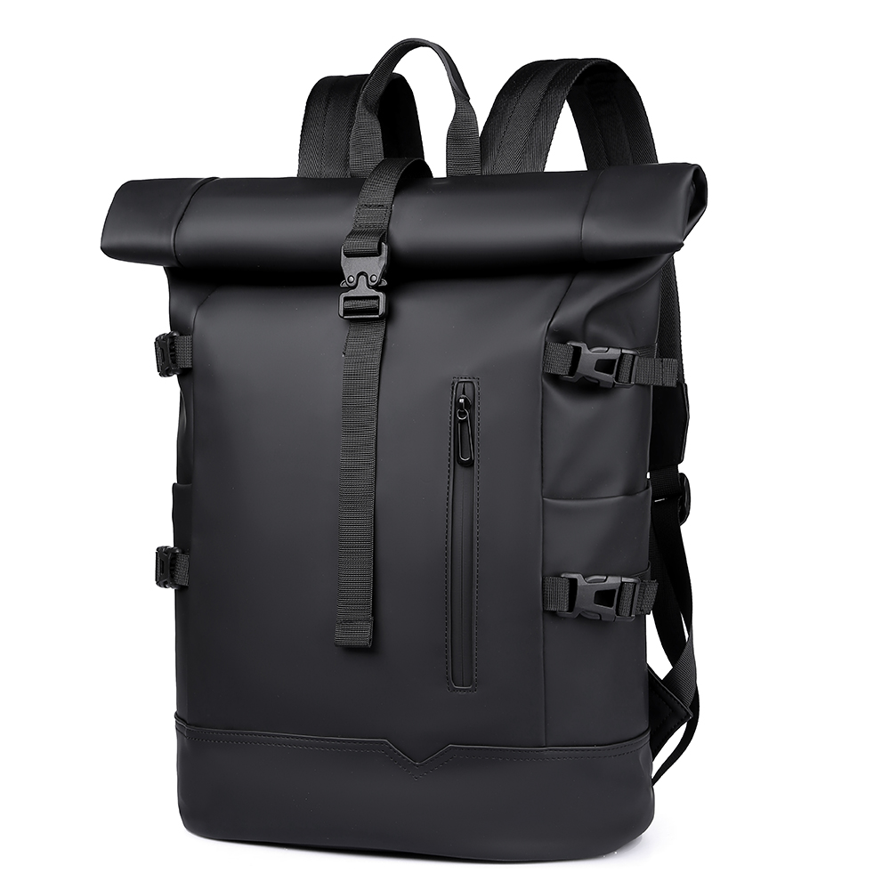 Wodoodporny, trwały plecak na zewnątrz Roll Top Fashion Casual Backpack for Hiking Travel Men Women Daily Commute