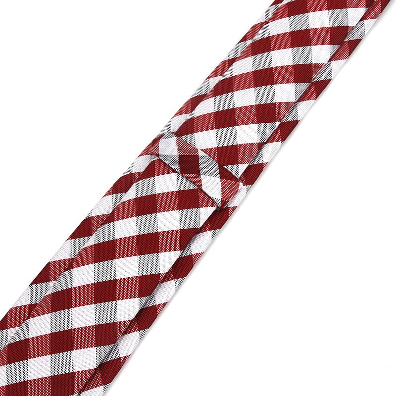 Mærke 6cm jacquard herre stribet slips til mænd slips herre hals slips til bryllup business plaid prikket slips