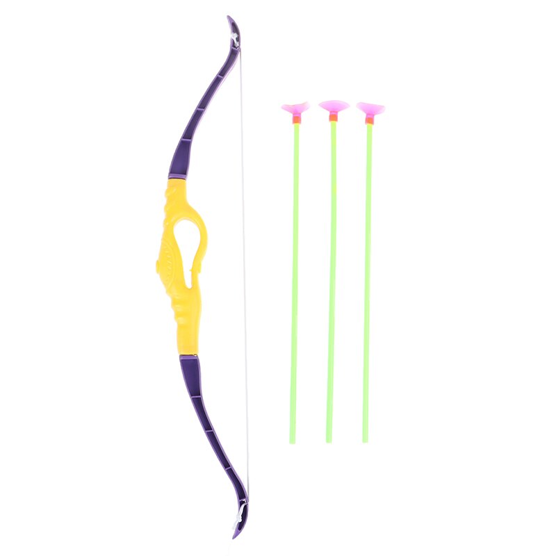 Kids Shooting Outdoor Sports Toy Bow Arrow Set Plastic Toys for Children Outdoor Funny Toys With Sucker Set Toy