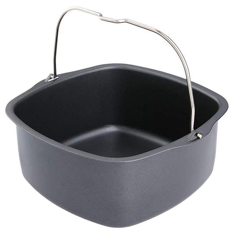 Antiaanbak bakvorm, airfryer elektrische frituurpan accessoire antiaanbak bakvorm braadslede bakplaat voor  hd9860