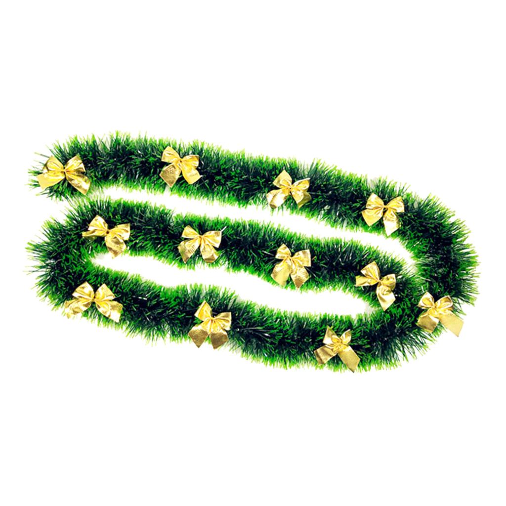 2M/78 "Kerst Slinger Versierd Met Bowknots Bessen Voor Decoratie