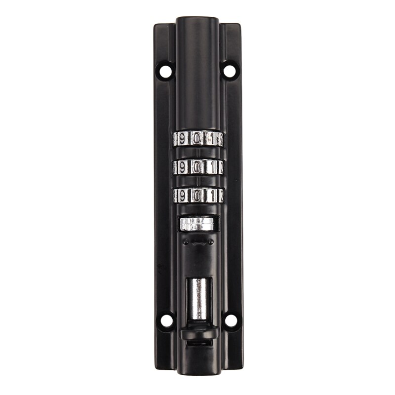 Horizontal Horizontal Door Bolt Lock Sliding Combination Code Can Be Reset For Gate Garage Cabinet