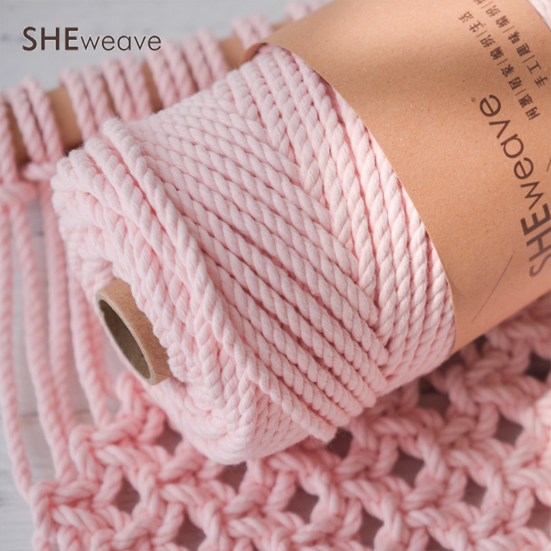 Macrame Koord 3.5 Mm Katoenen Koord, Craft Koord Touw, Macrame Touw Voor Macrame Benodigdheden, Muur Opknoping, plant Hangers