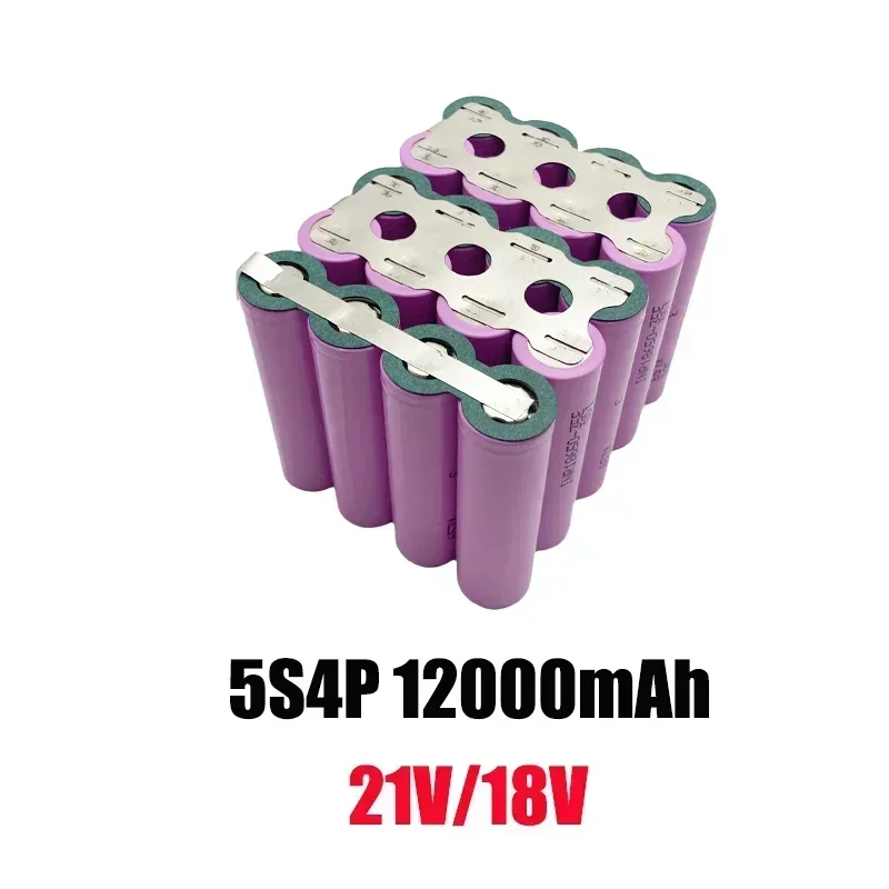 5S2P 3S1P 5S3P 4S1P 5S1P 6S1 6S2P18650 3,7 V 8,4 V 12,6 V 16,8 V 21V 18V 25,2 V batería de herramienta de taladro eléctrico: Verde