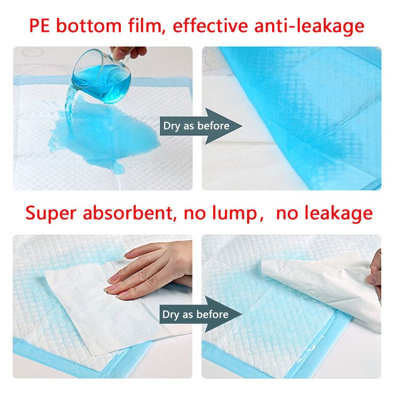 Luier verschoningsmat 20/40/100 stuks absorberende waterdichte wegwerp luier papieren mat baby borstvoedingsmat voor baby kind volwassene