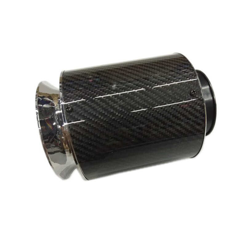 Spsld Universele Interface Luchtfilters Carbon Fiber Air Filter Hoge Prestaties Cold Air Intake Filter Racing Car Air Filter76MM