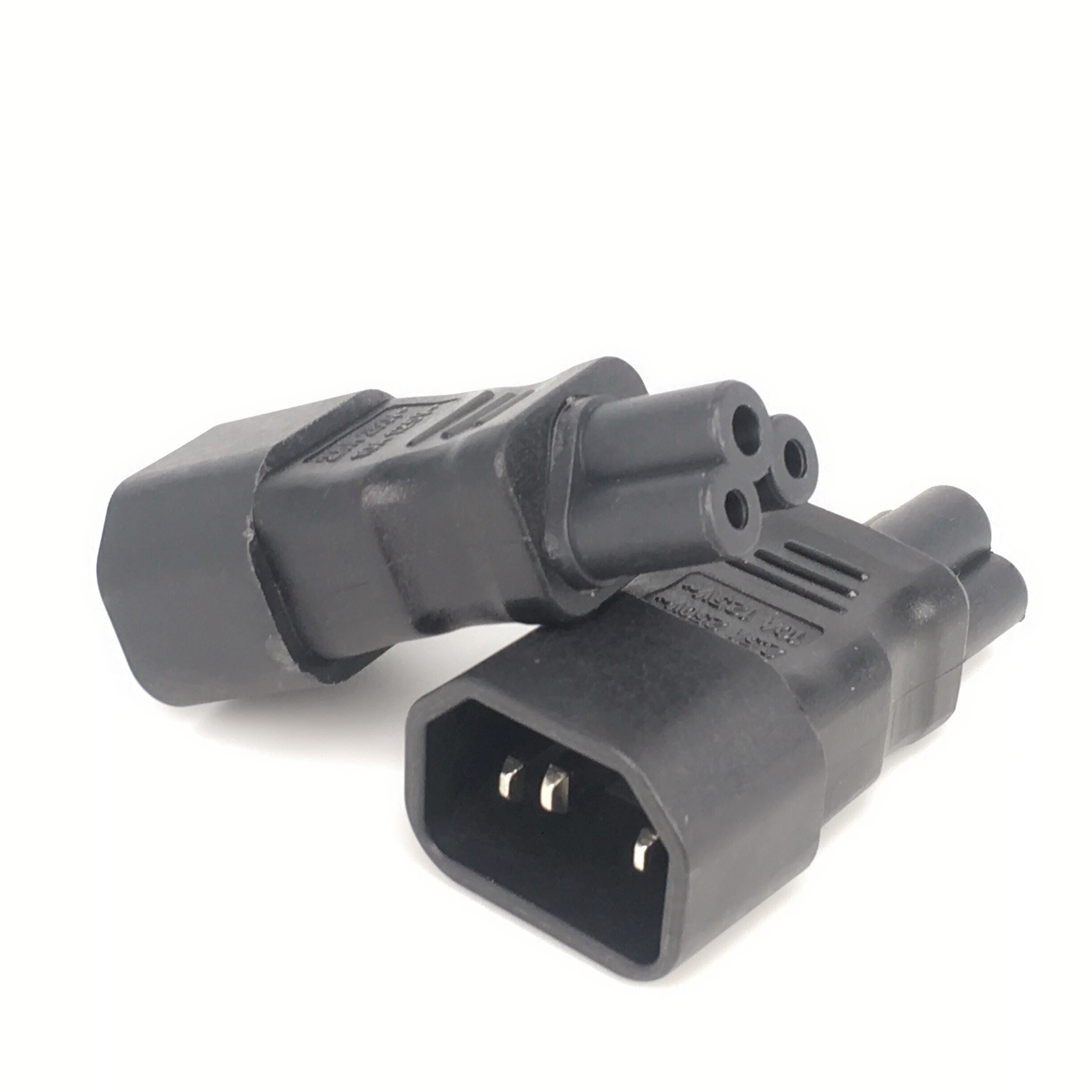 IEC320 C14 om C5 pdu UPS plug vrouwelijke Power adapter PLUG CONVERTER C6 om C13 Wisselaar