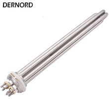 Dernord elektrisk vanndestillering varmeelement 1.5 &quot;npt /dn40/47mm gjenger 208v 3kw/6kw/9kw sus 304 el-varmerør