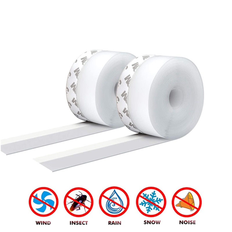5M Seal Strip Zelfklevende Instaplijsten Weer Strip Siliconen Geluidsisolatie Venster Seal Anti Draft Stof Insect Deur Seal strip