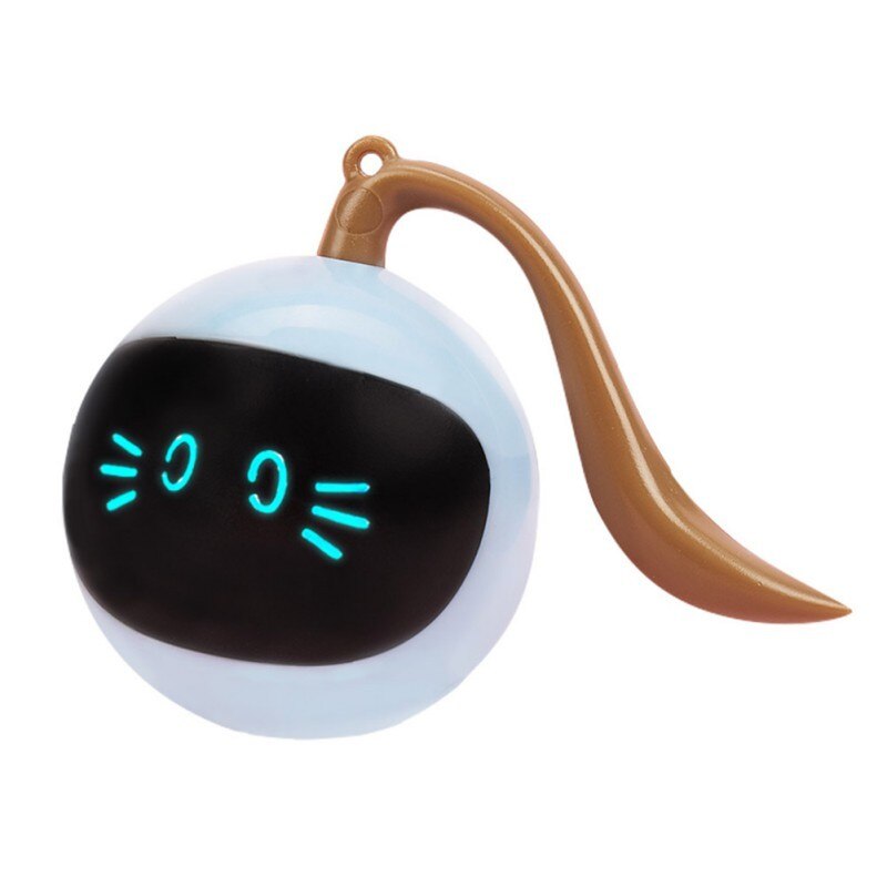 Smart Interactive Cat Toy USB Power Electric Jumping Ball Self Rotating Toys Rolling Jumping Ball For Cats Kitten Kitty 1000mAh