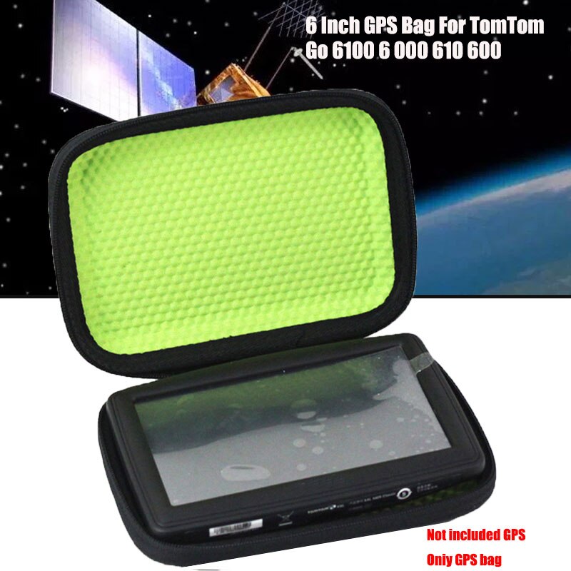 Funda de Estuche de transporte duro impermeable para coche, soporte protector para navegador GPS, 6 pulgadas, para TomTom Go 6100, 6 000, 610, 600