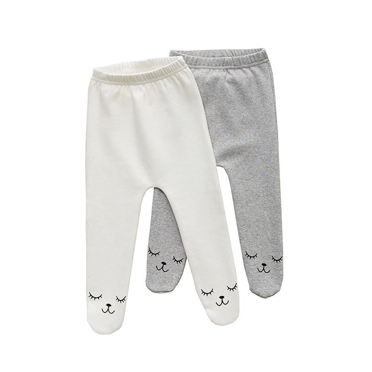 Bébé garçons filles collants bébé bas couleur unie -né collants enfant en bas âge infantile doux pantalons enfants pantalon décontracté 0-24m