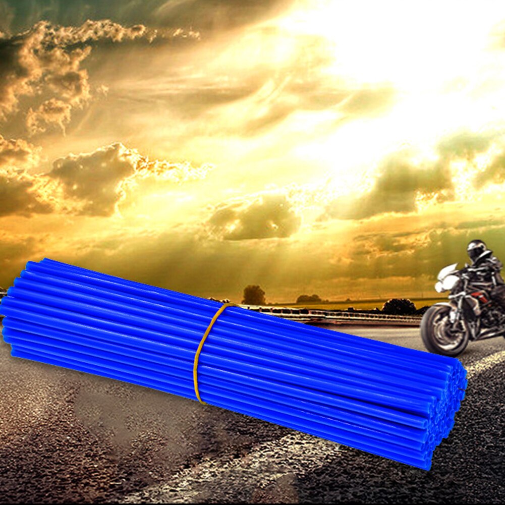 Motorcycle Wheel Rim Spoke Protector Dirt Bike Rims Skins Cover Skins Off Road Bike Guard Wraps Kit Motorcycle Bike Guard
