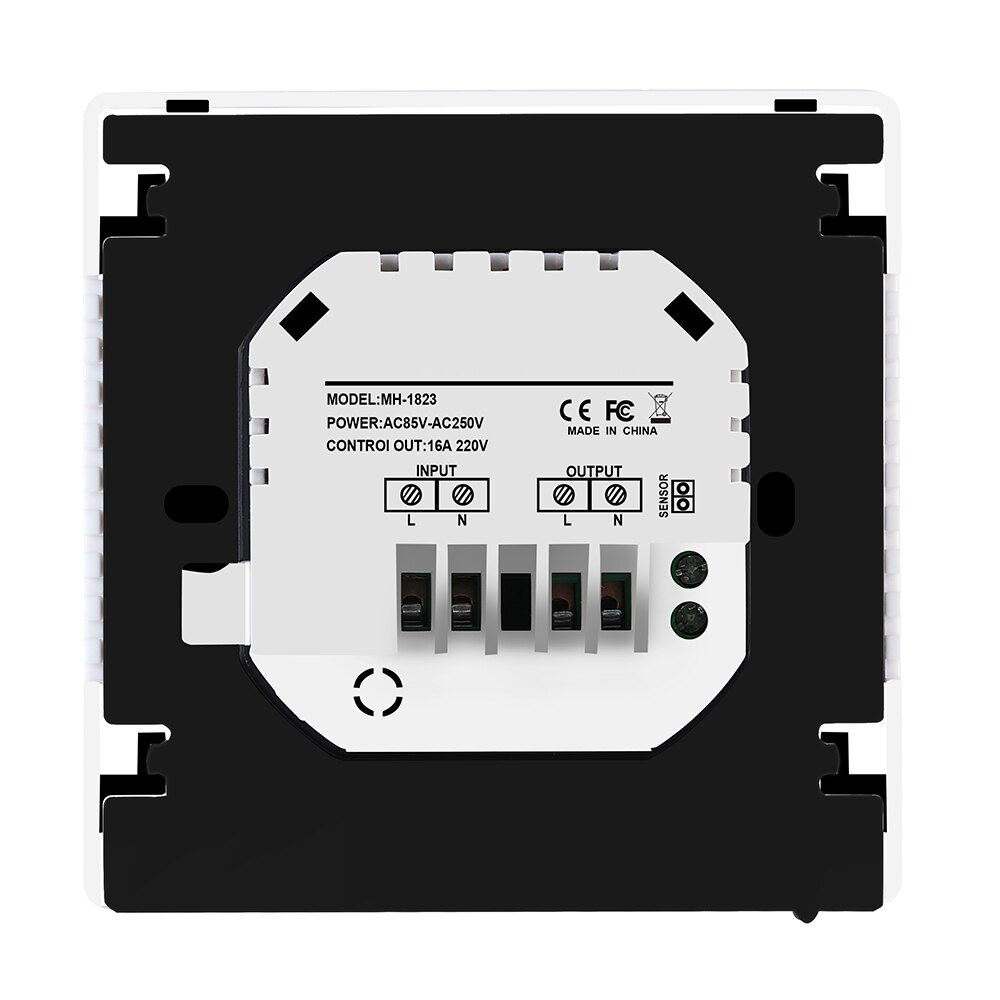Lcd touchskærm varm gulvvarme rumtermostat  ac85-240v wifi temperaturregulator