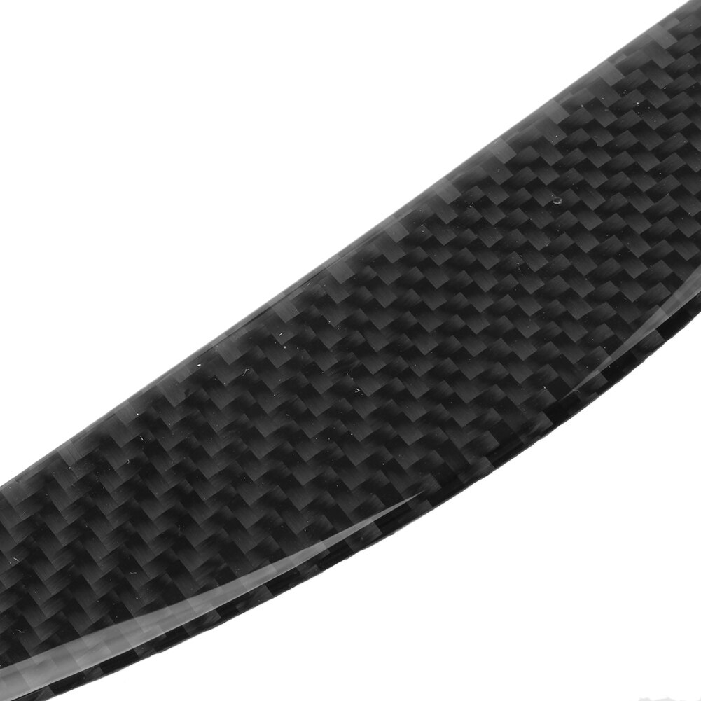 2 stk bilhoved lys lampe øjenbryn dekoration støbende cover trim carbon fiber abs til bmw  f30 3 series