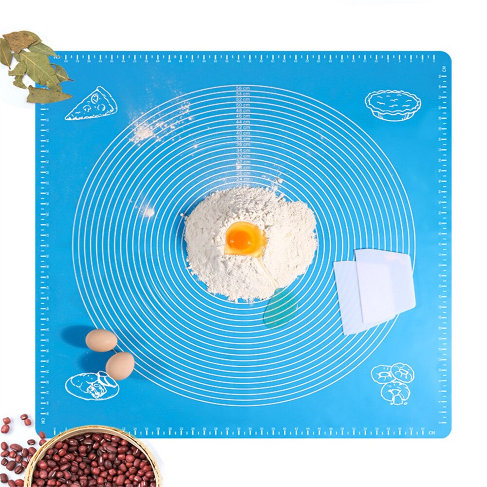 Silicone Mat Thicken Silicone Baking Mat Dough Mat Cake Mat Pizza Pastry Mat for Baking Cake Board Silicone Mats for Cake Tools