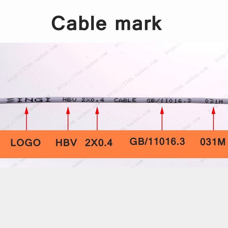 100 Meter Complete Roll HBV Telephone cable 2x0.4mm telephone wires copper wire