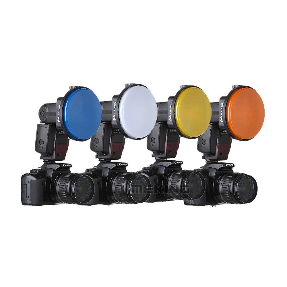 Flash Speedlite K9 /K-9 4 Kleurgels Filter Softbox Diffuser Reflector Licht Controle Voor Speedlight Fotostudio Accessoires