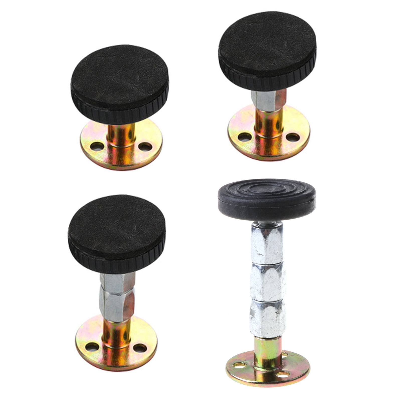 2Pcs Bed Stabilizer Furniture Fixed Bracket Adjustable Wall Stabilizer Hardware 95AA