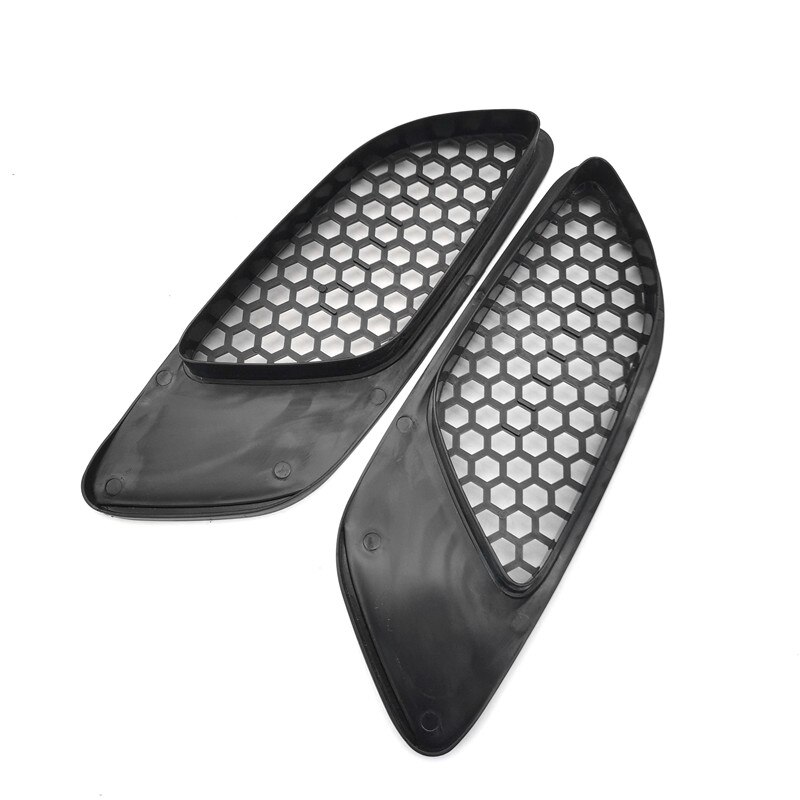 Glänzend Schwarz Motorhaube entlüften Haube Luft Lüftungsschlitze Scoop Kanal M3 Typ Universal- für BMW E90 E91 E92 E93