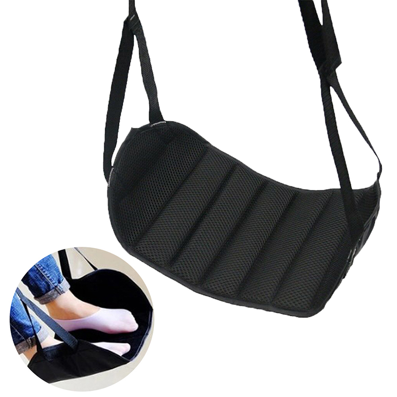 Hamaca reposapiés de avión para el hogar y la Oficina, para viajes, trabajo, cuidado de los pies, masaje, hamaca reposapiés de espuma viscoelástica